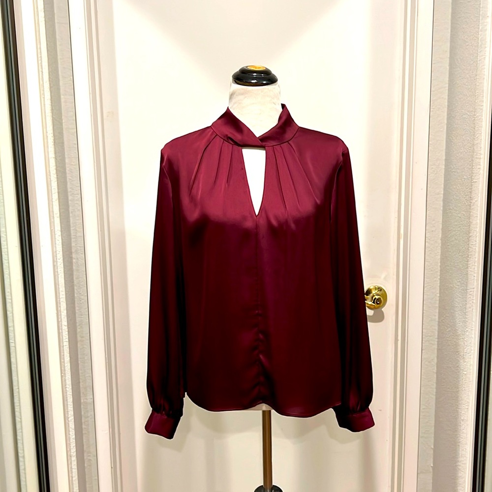 Lush maroon long sleeved top